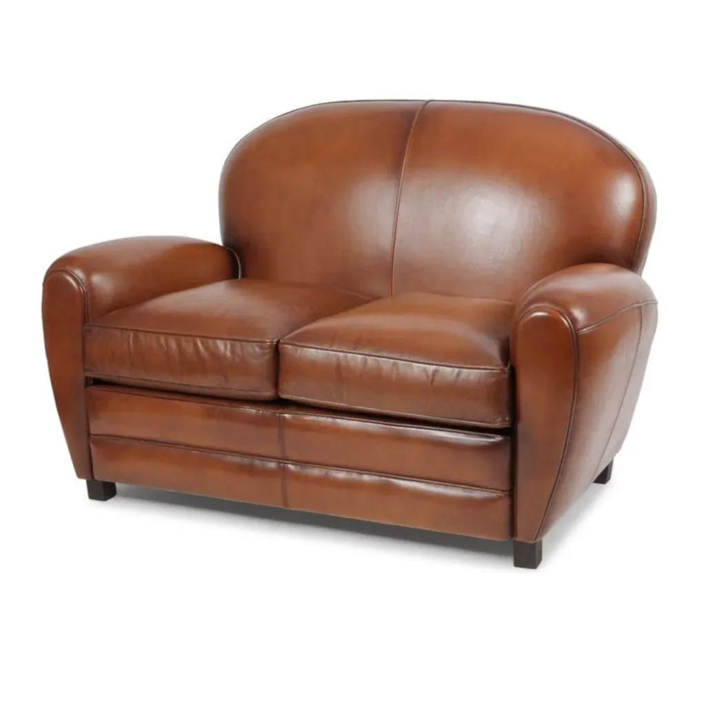 2 seater leather club sofa, Coventry