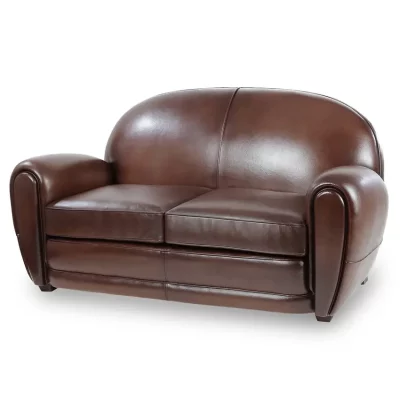 Cabaret 2 Seater Club Sofa Bed chocolate color