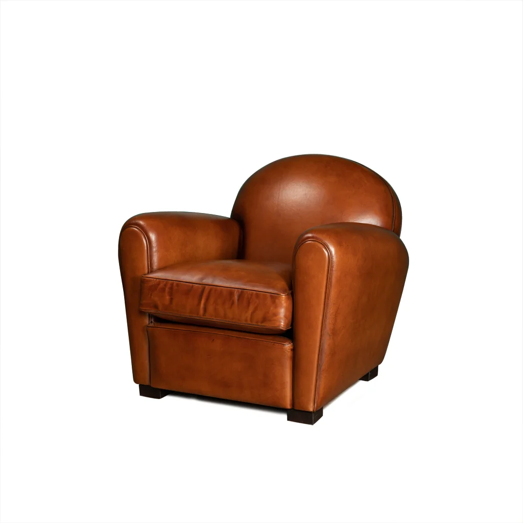 Fauteuil Club Havane Cuir