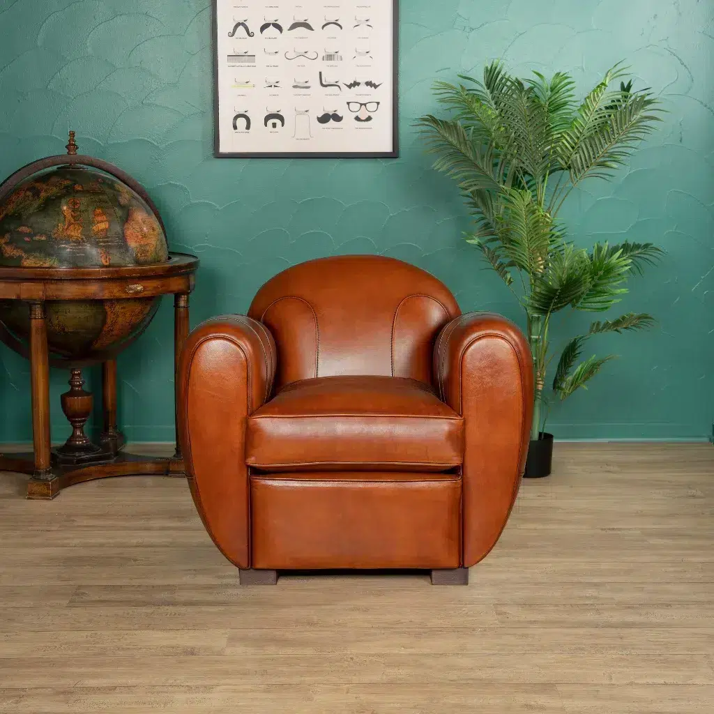 Havana Gabin leather club chair in ambiance