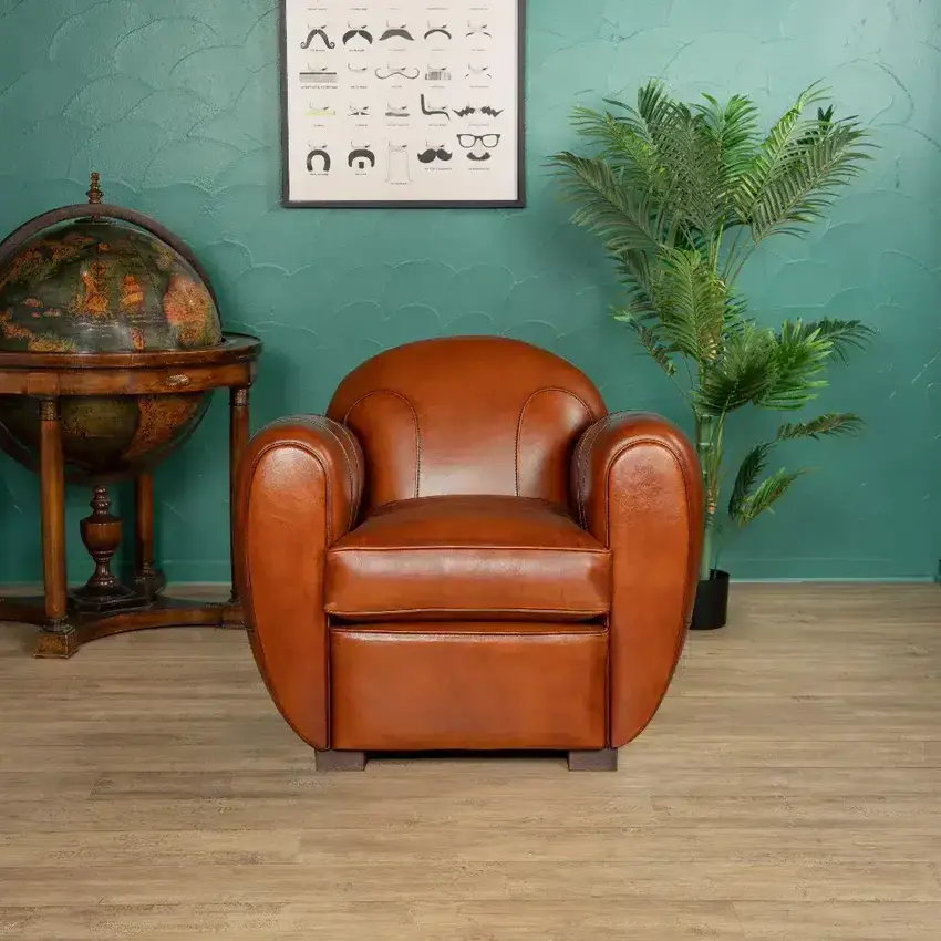 Gabin Leather Club Chair